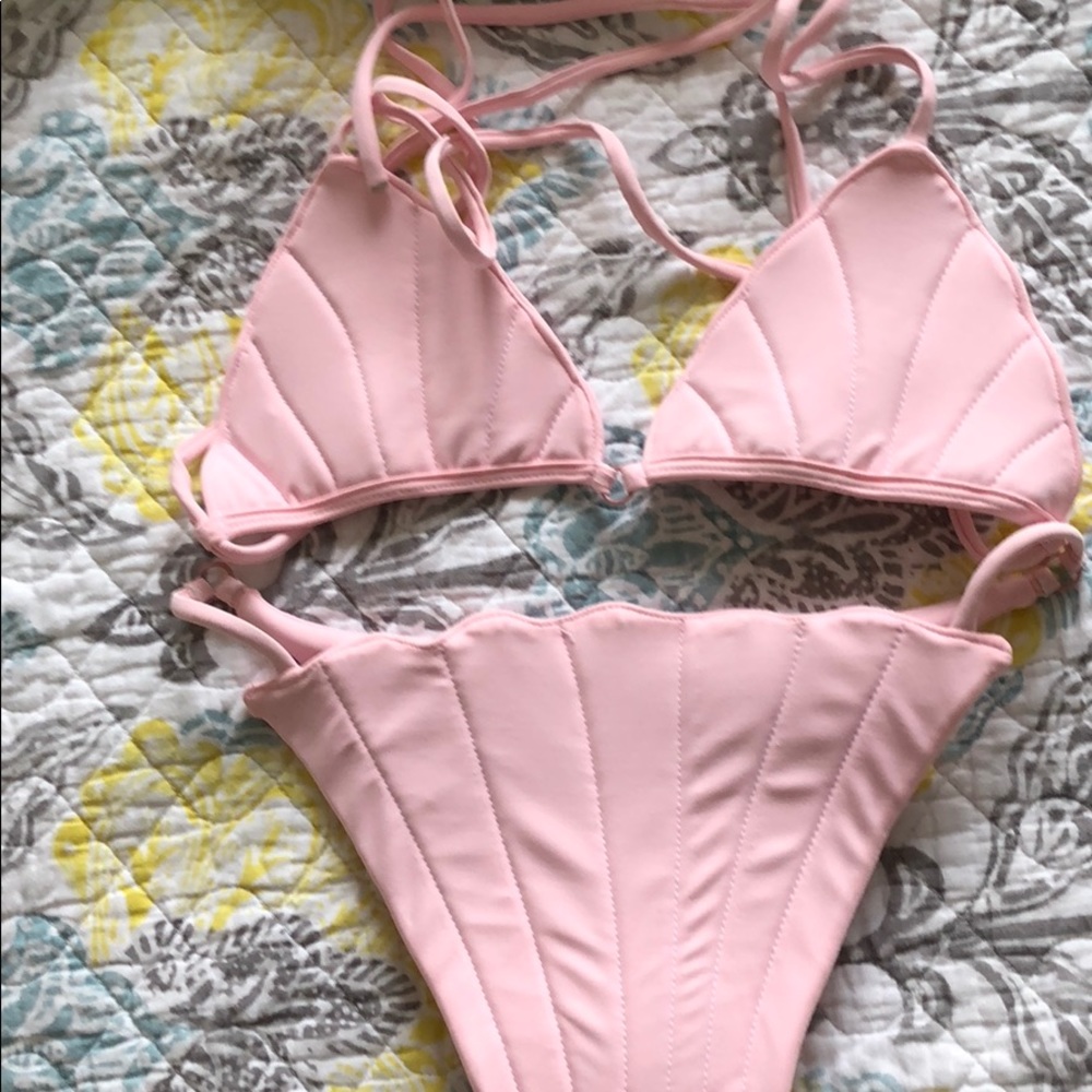 Cute Pink Mermaid Bikini